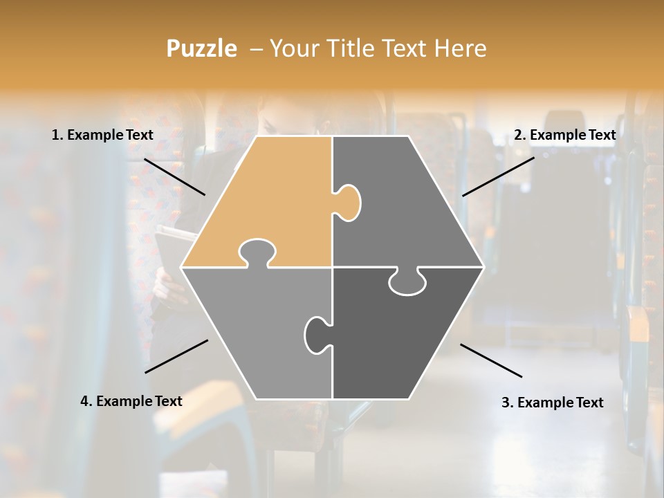 Music Woman Caucasian PowerPoint Template