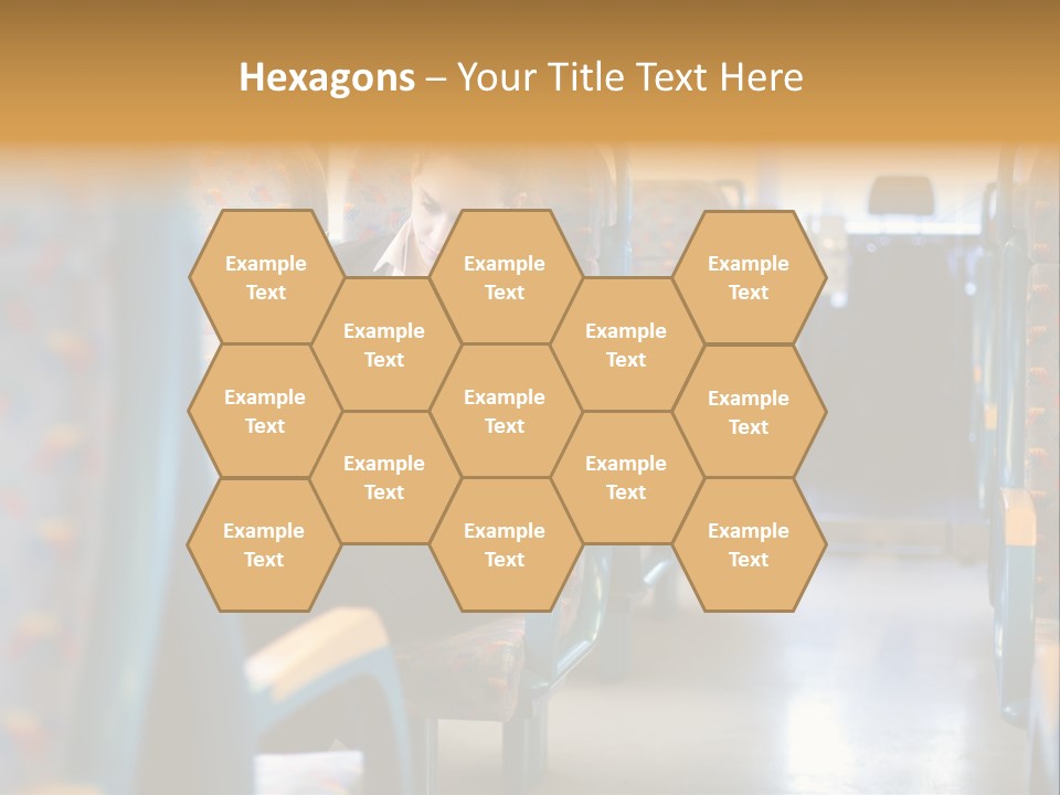 Music Woman Caucasian PowerPoint Template