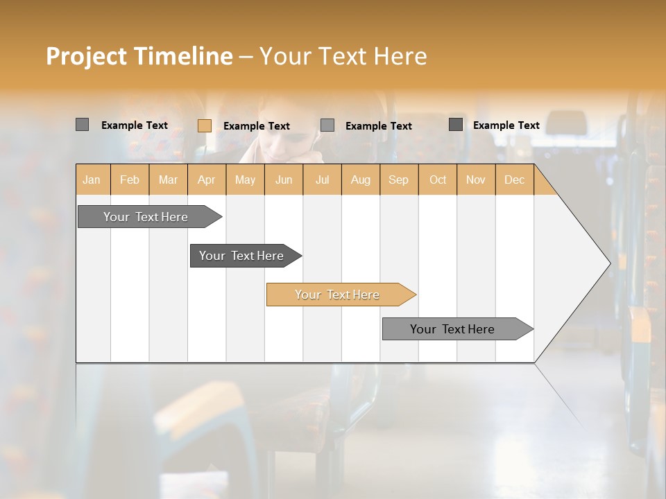 Music Woman Caucasian PowerPoint Template