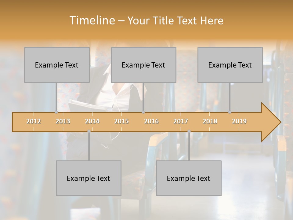 Music Woman Caucasian PowerPoint Template