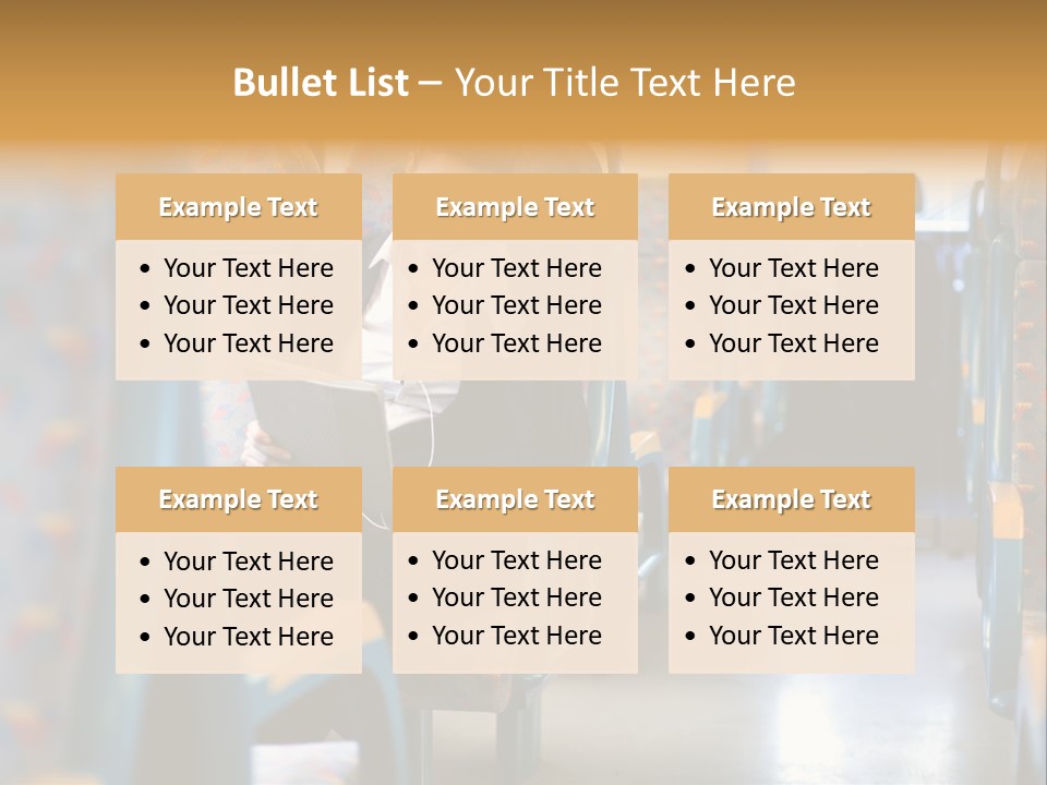 Music Woman Caucasian PowerPoint Template