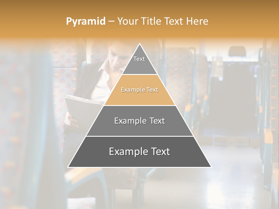 Music Woman Caucasian PowerPoint Template