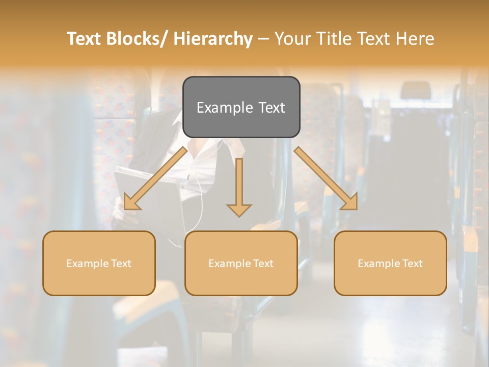 Music Woman Caucasian PowerPoint Template