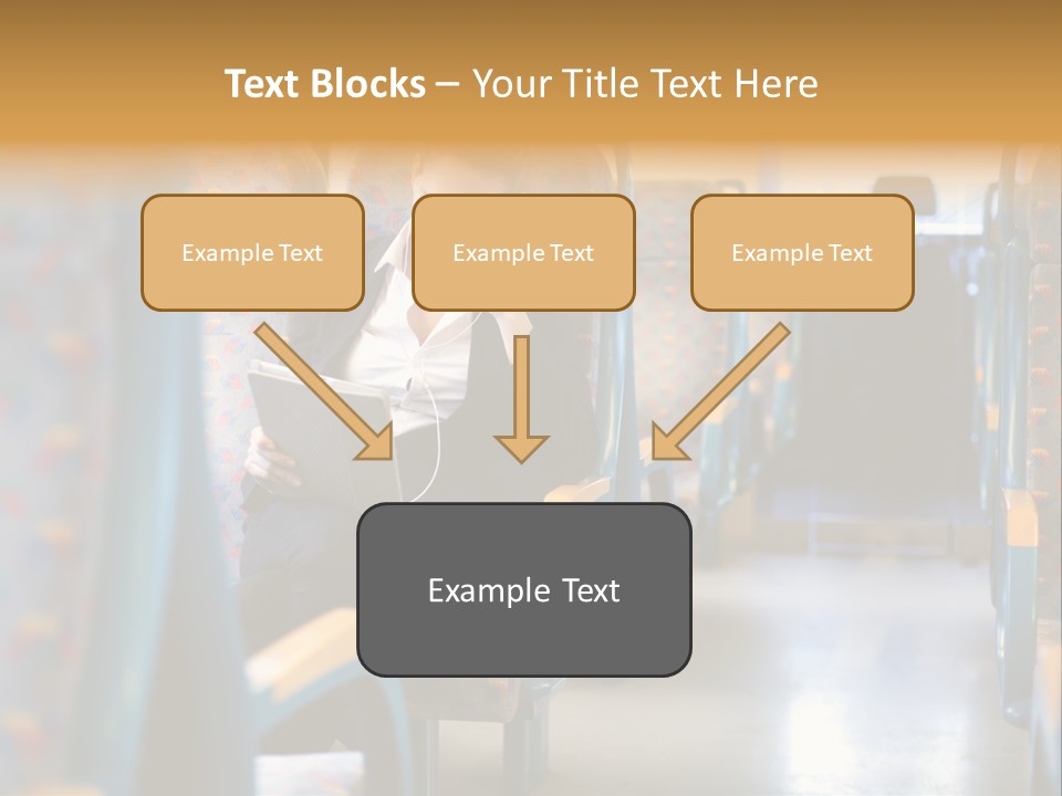 Music Woman Caucasian PowerPoint Template