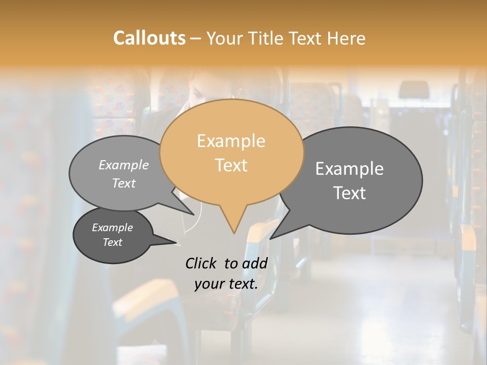 Music Woman Caucasian PowerPoint Template