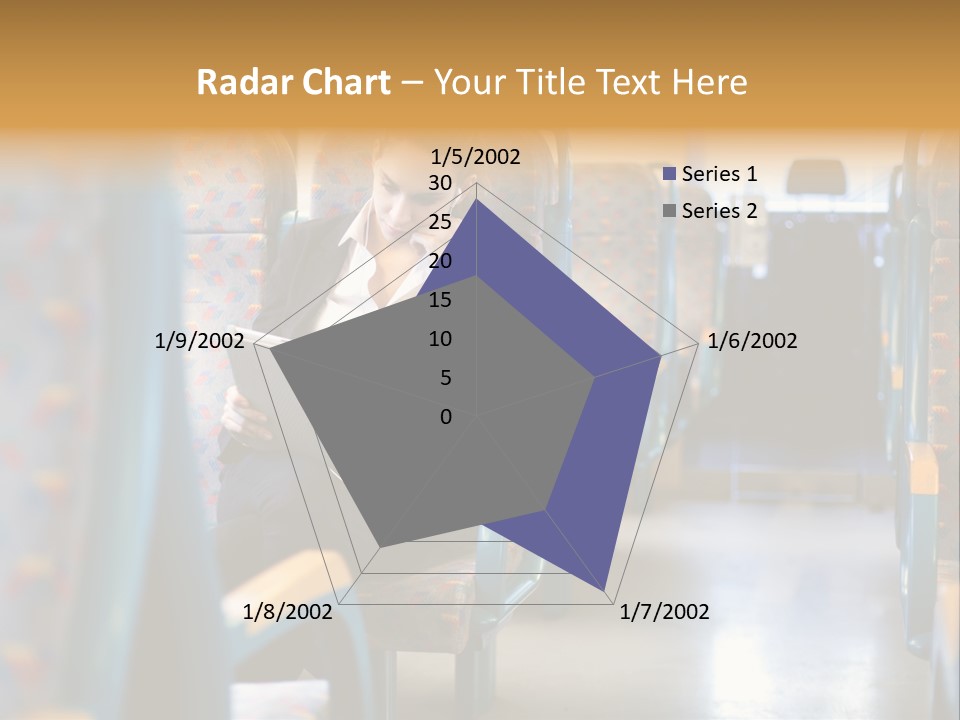 Music Woman Caucasian PowerPoint Template