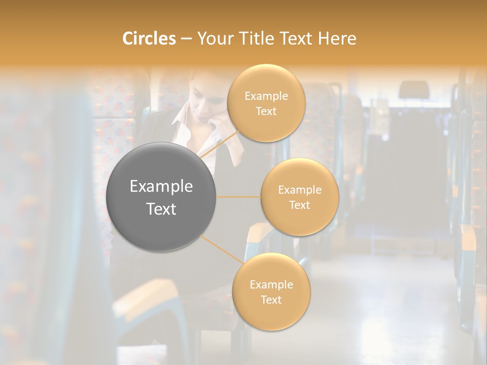 Music Woman Caucasian PowerPoint Template