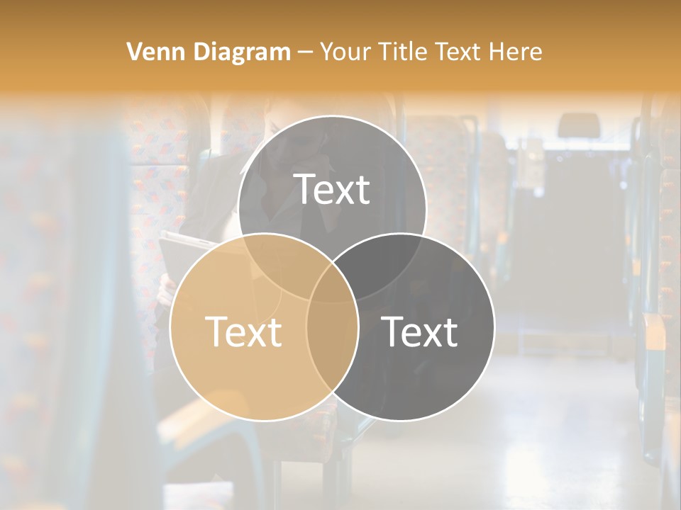 Music Woman Caucasian PowerPoint Template