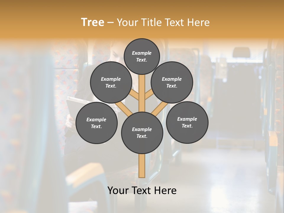 Music Woman Caucasian PowerPoint Template