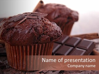 Sweet Cupcake Pie PowerPoint Template