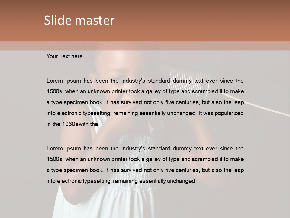 Studio Wired African PowerPoint Template