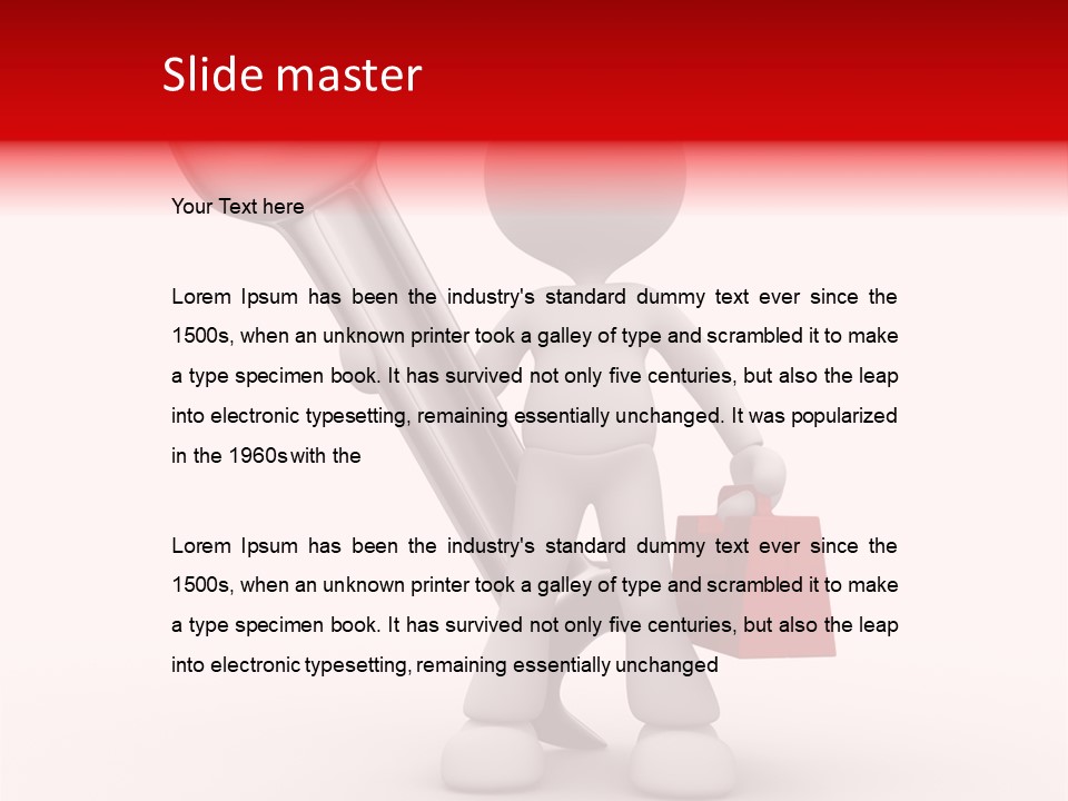 Guy Icon Abstract PowerPoint Template