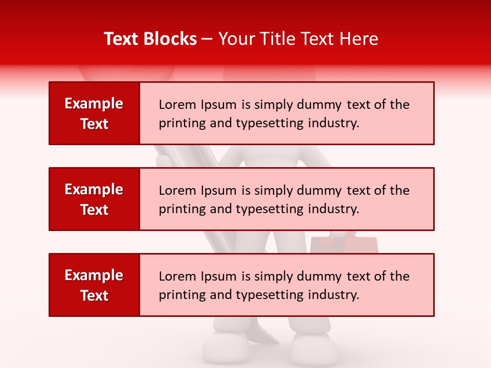 Guy Icon Abstract PowerPoint Template
