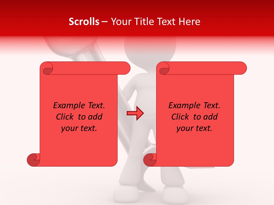 Guy Icon Abstract PowerPoint Template