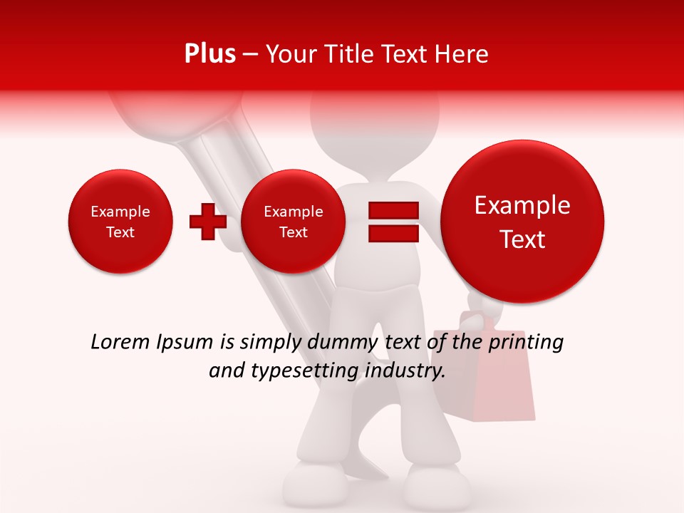 Guy Icon Abstract PowerPoint Template