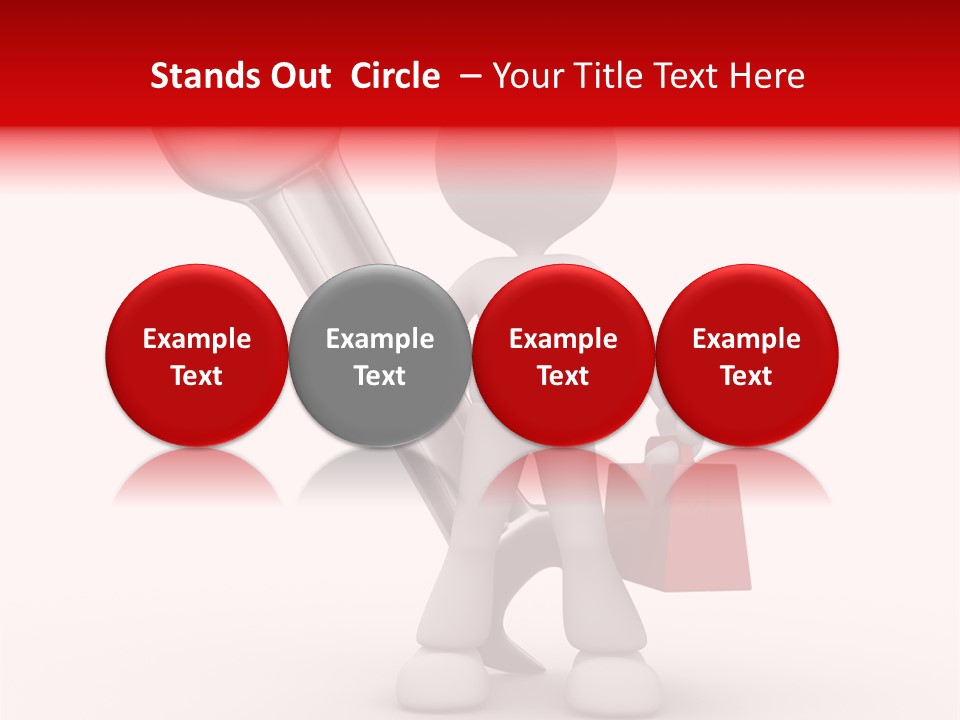 Guy Icon Abstract PowerPoint Template