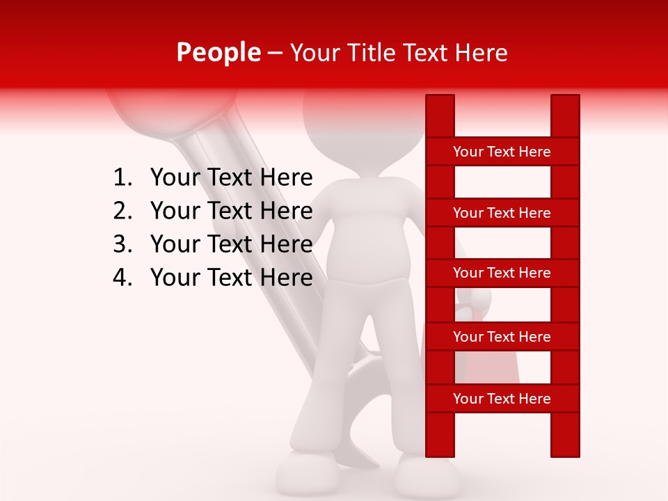 Guy Icon Abstract PowerPoint Template