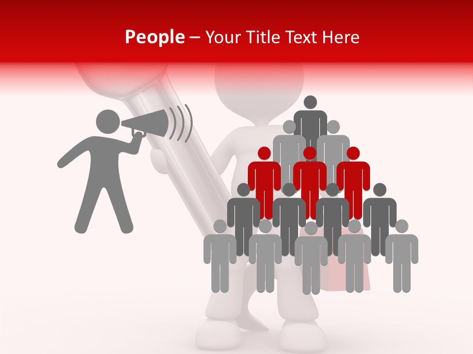 Guy Icon Abstract PowerPoint Template