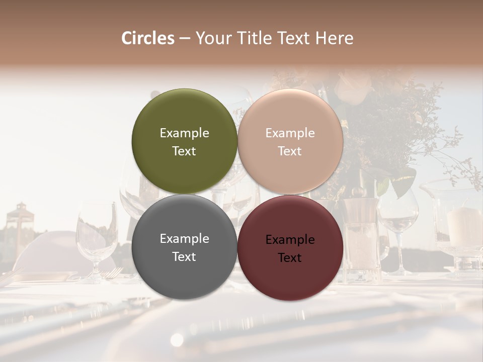 Party Luxury Arrangement PowerPoint Template