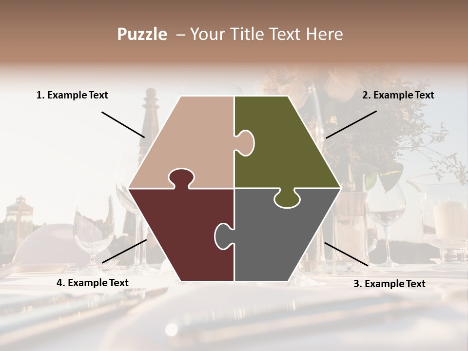 Party Luxury Arrangement PowerPoint Template