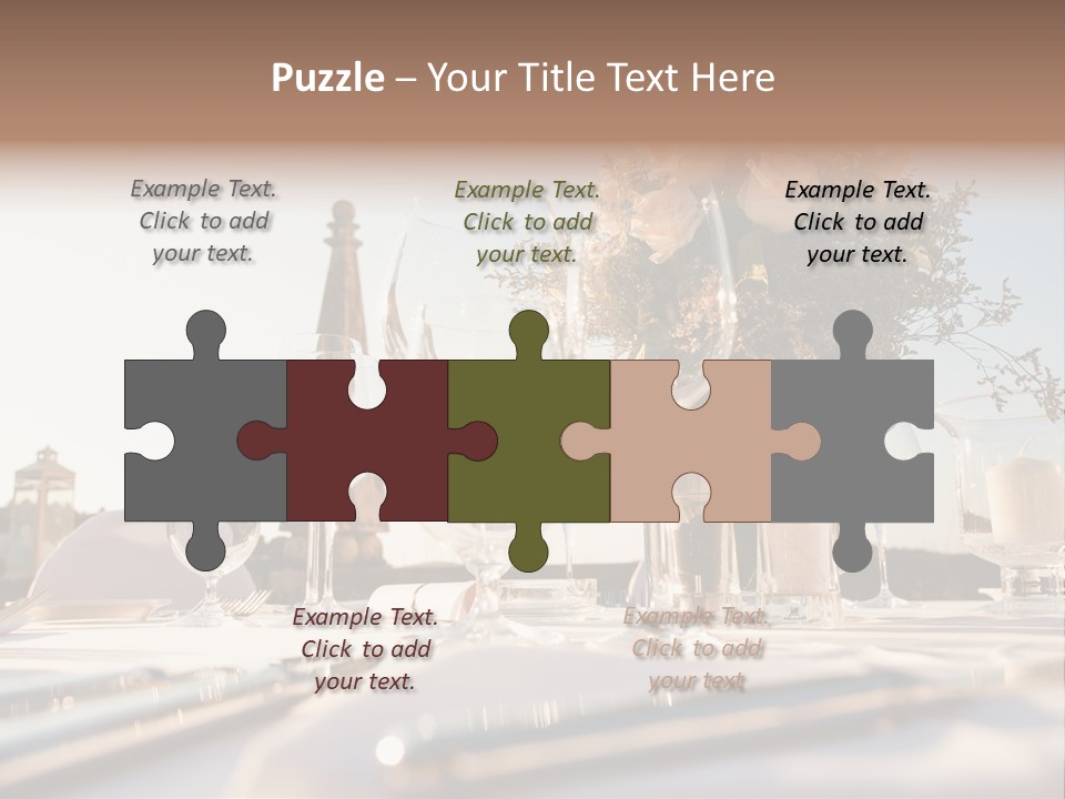 Party Luxury Arrangement PowerPoint Template