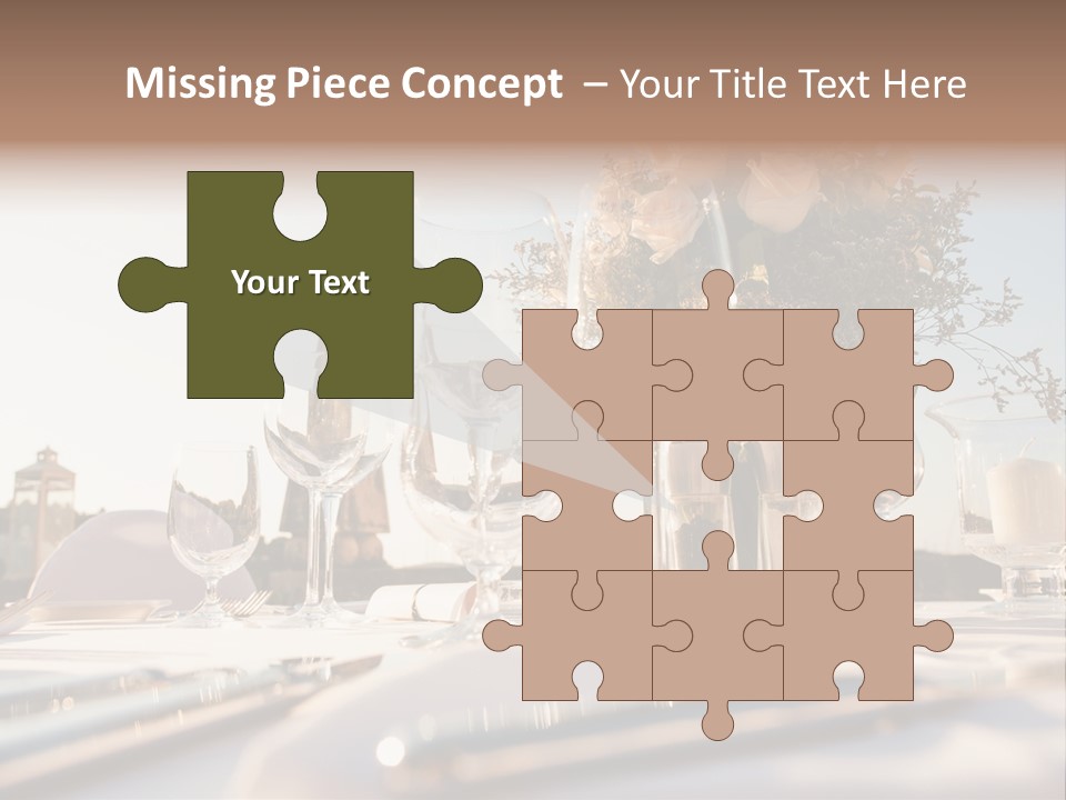 Party Luxury Arrangement PowerPoint Template