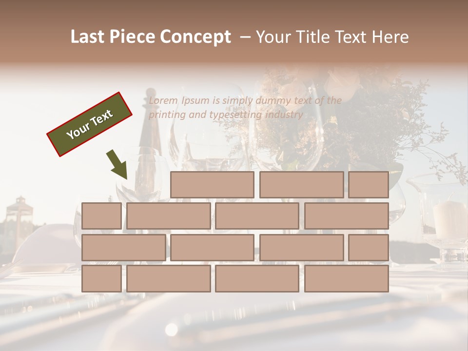 Party Luxury Arrangement PowerPoint Template