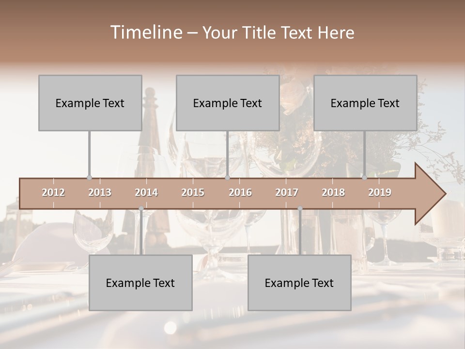 Party Luxury Arrangement PowerPoint Template