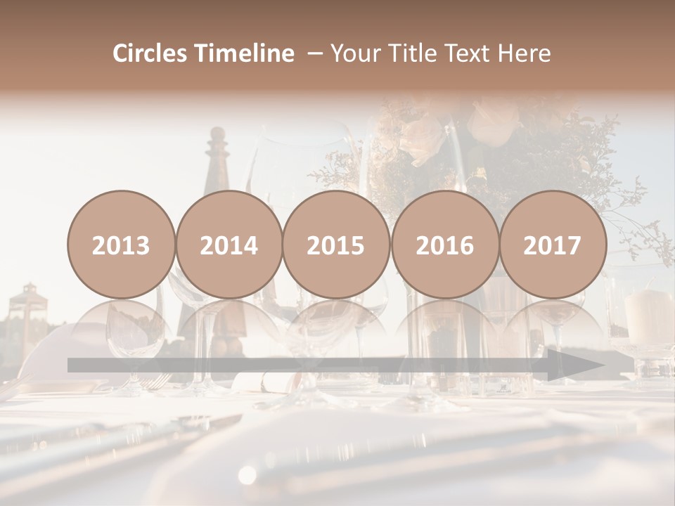 Party Luxury Arrangement PowerPoint Template