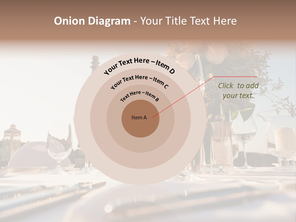 Party Luxury Arrangement PowerPoint Template