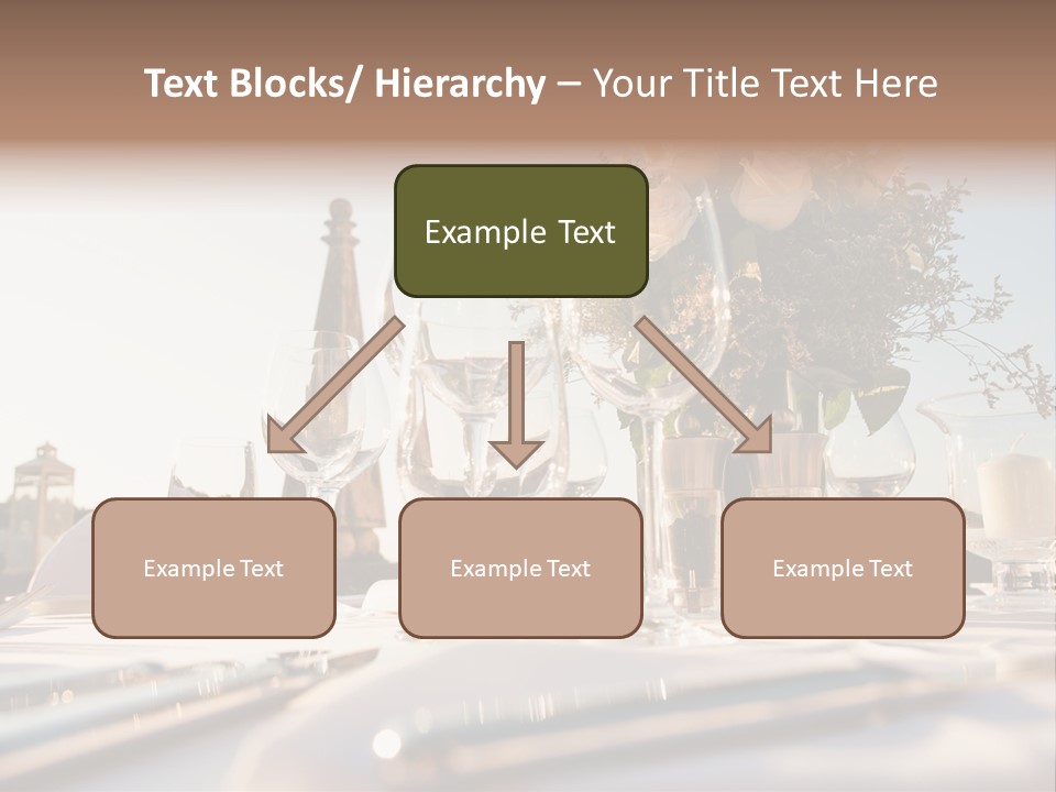 Party Luxury Arrangement PowerPoint Template