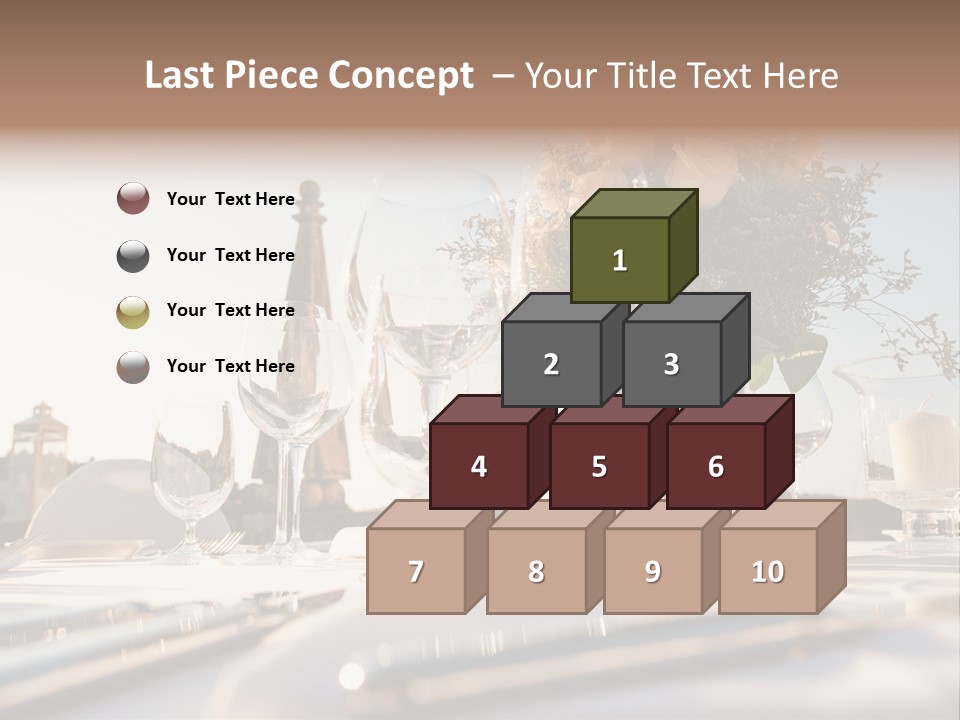 Party Luxury Arrangement PowerPoint Template