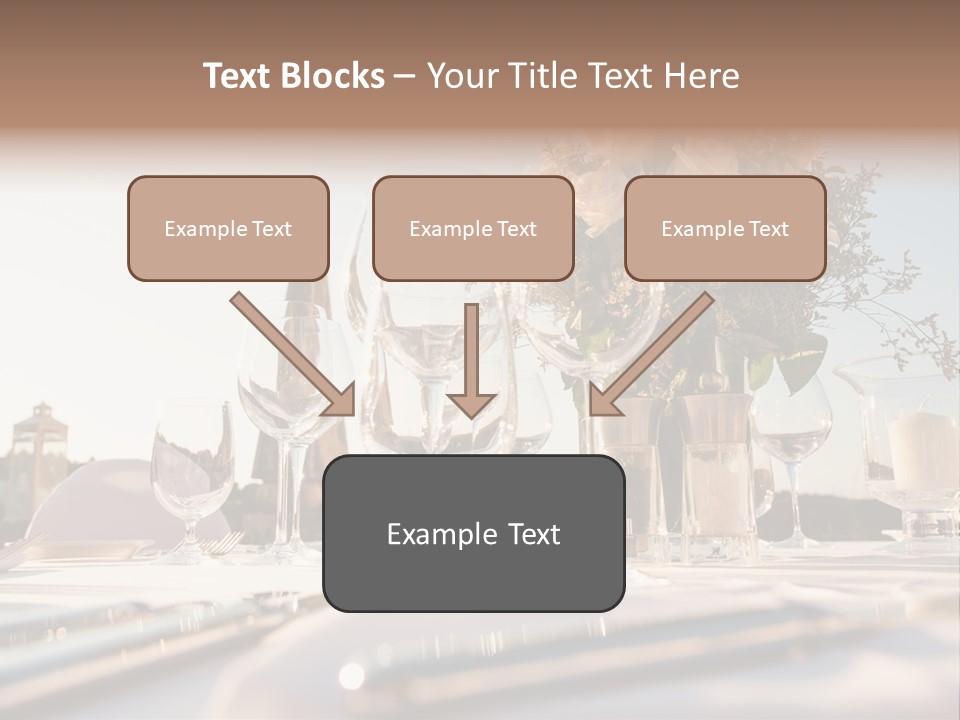 Party Luxury Arrangement PowerPoint Template