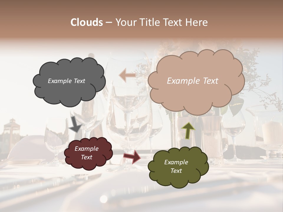 Party Luxury Arrangement PowerPoint Template