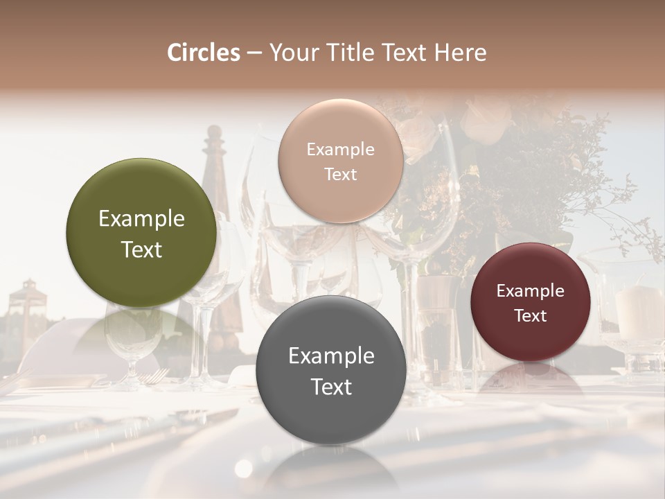 Party Luxury Arrangement PowerPoint Template