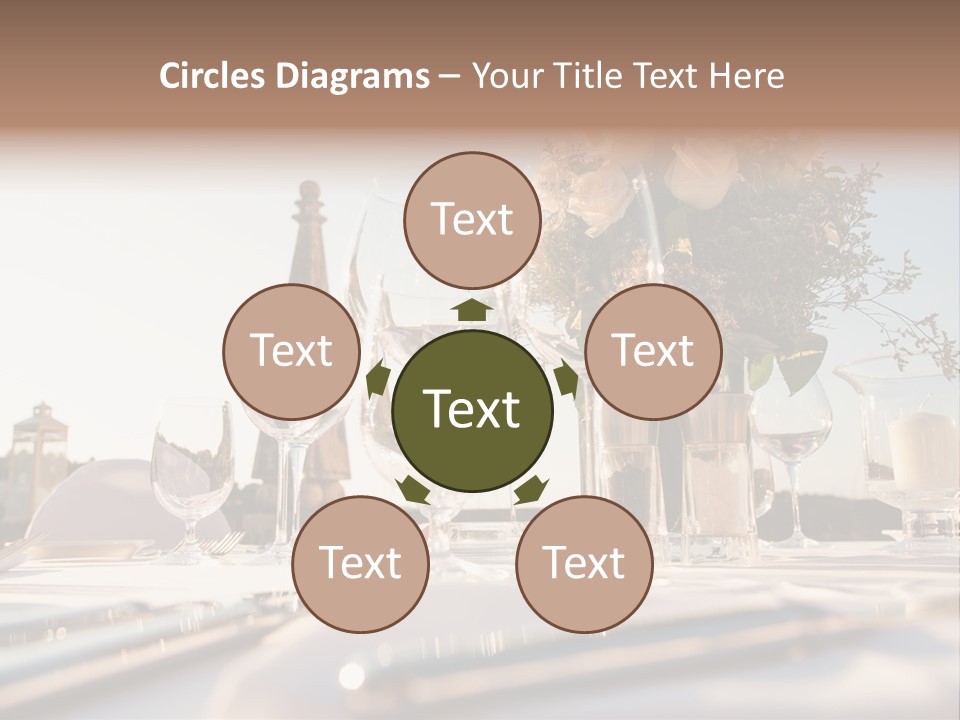 Party Luxury Arrangement PowerPoint Template