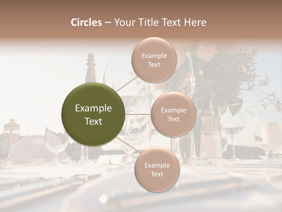 Party Luxury Arrangement PowerPoint Template