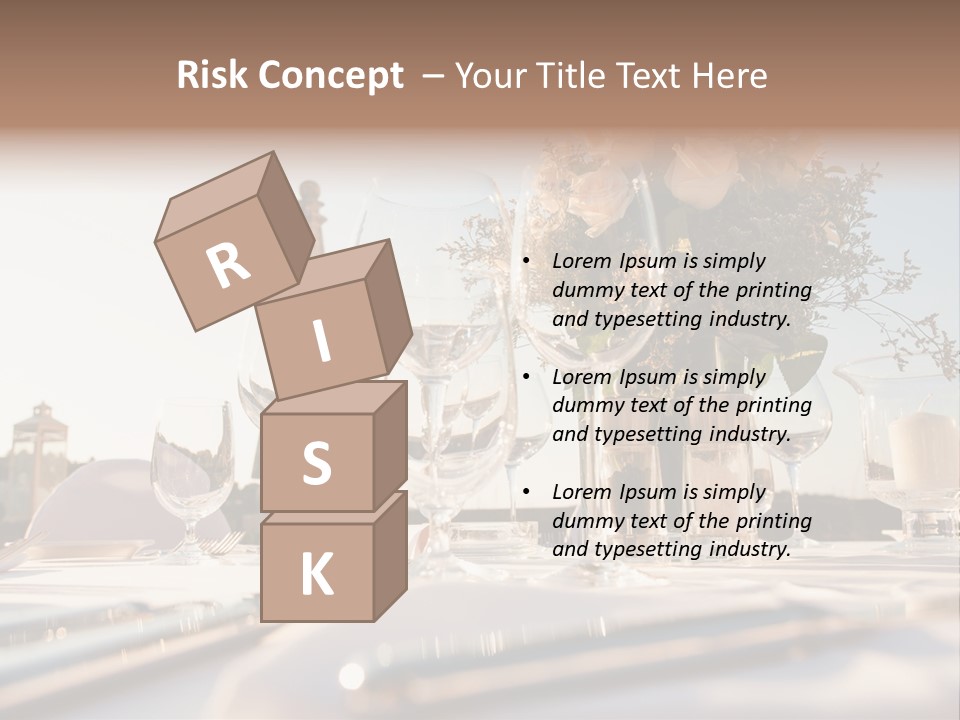 Party Luxury Arrangement PowerPoint Template