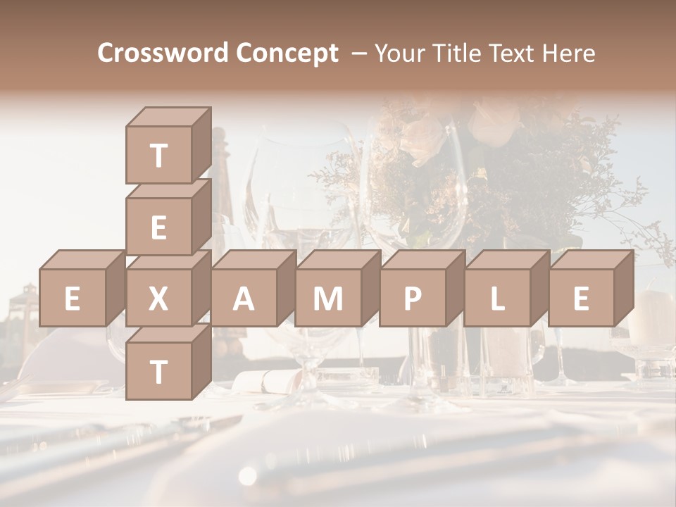 Party Luxury Arrangement PowerPoint Template