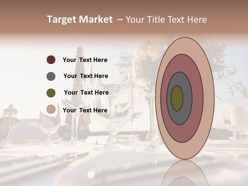 Party Luxury Arrangement PowerPoint Template