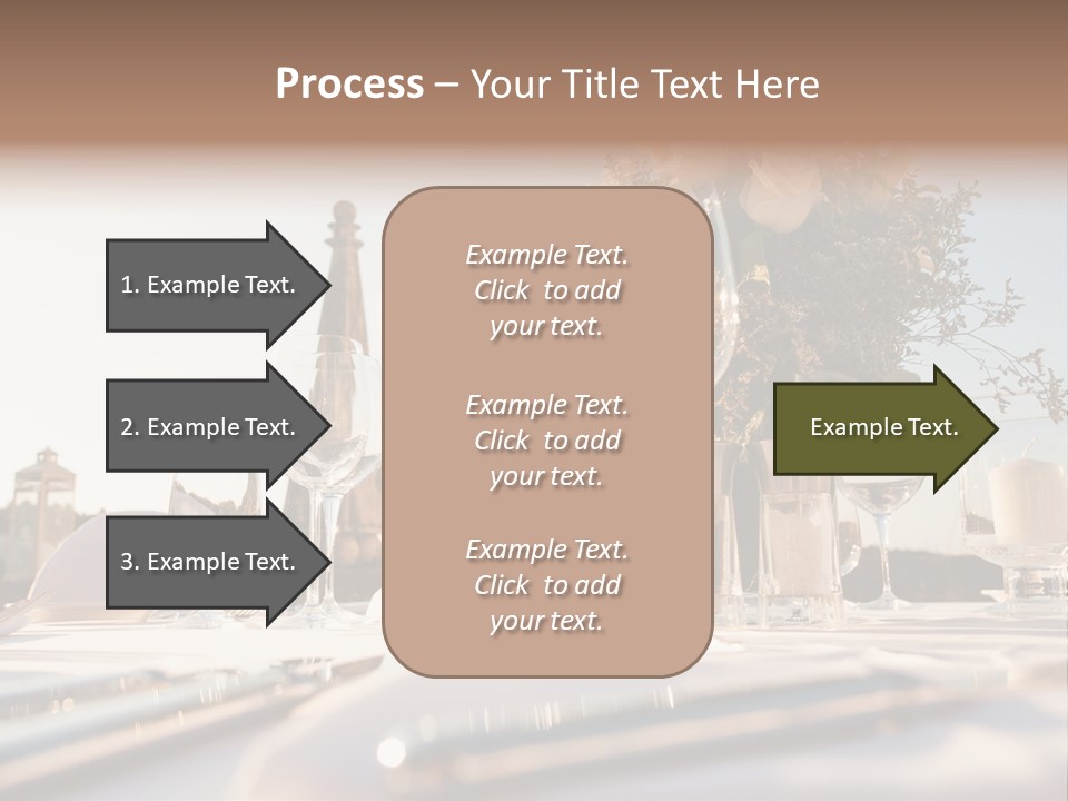 Party Luxury Arrangement PowerPoint Template