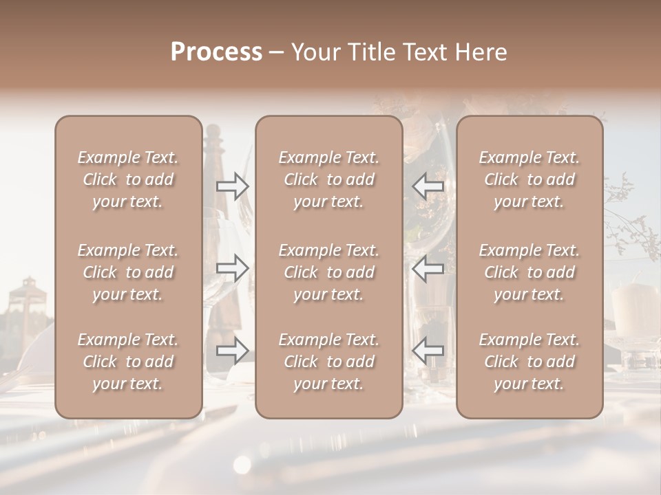 Party Luxury Arrangement PowerPoint Template