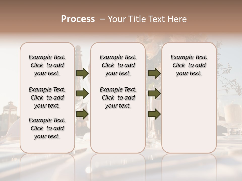 Party Luxury Arrangement PowerPoint Template