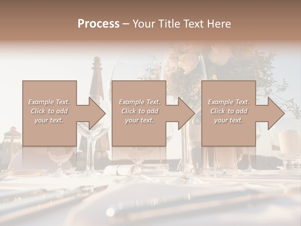 Party Luxury Arrangement PowerPoint Template