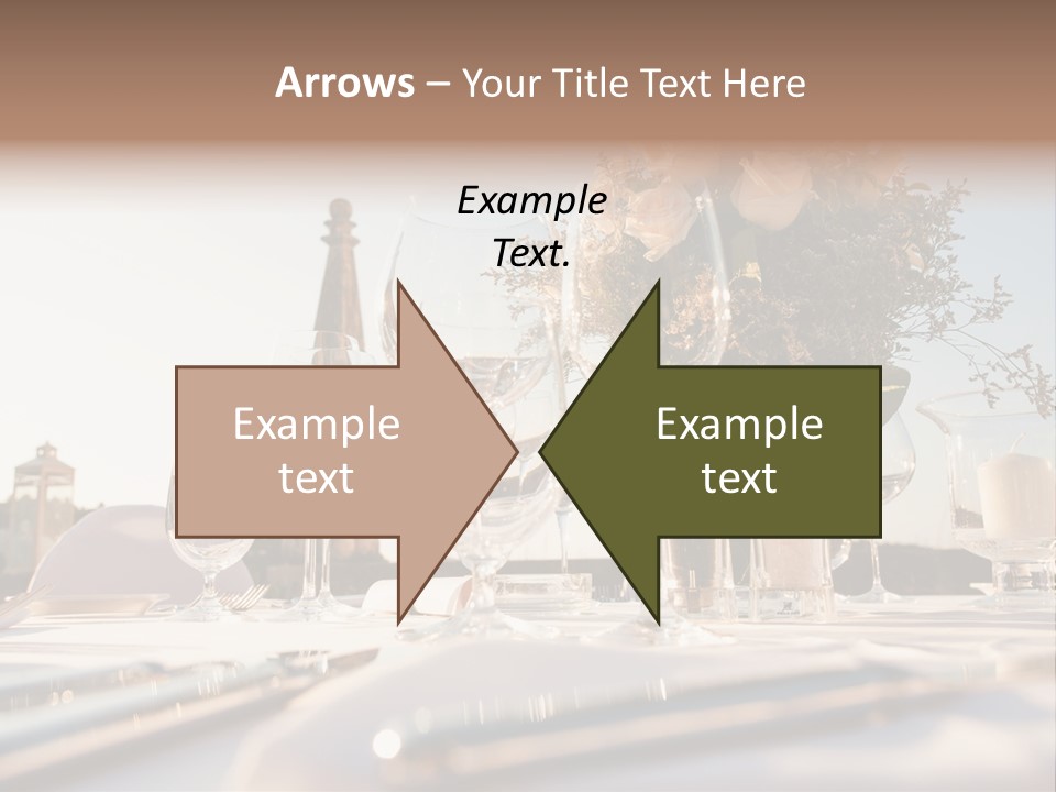 Party Luxury Arrangement PowerPoint Template