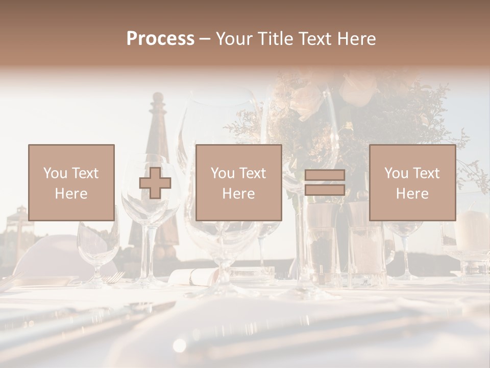 Party Luxury Arrangement PowerPoint Template