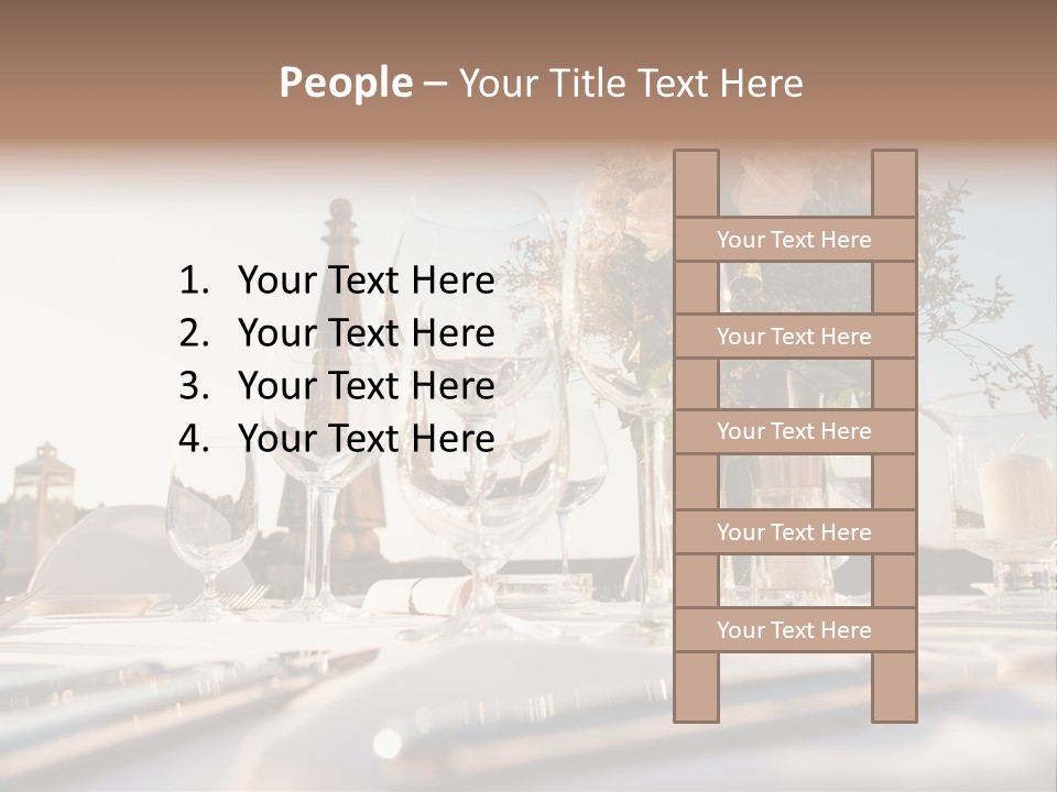 Party Luxury Arrangement PowerPoint Template