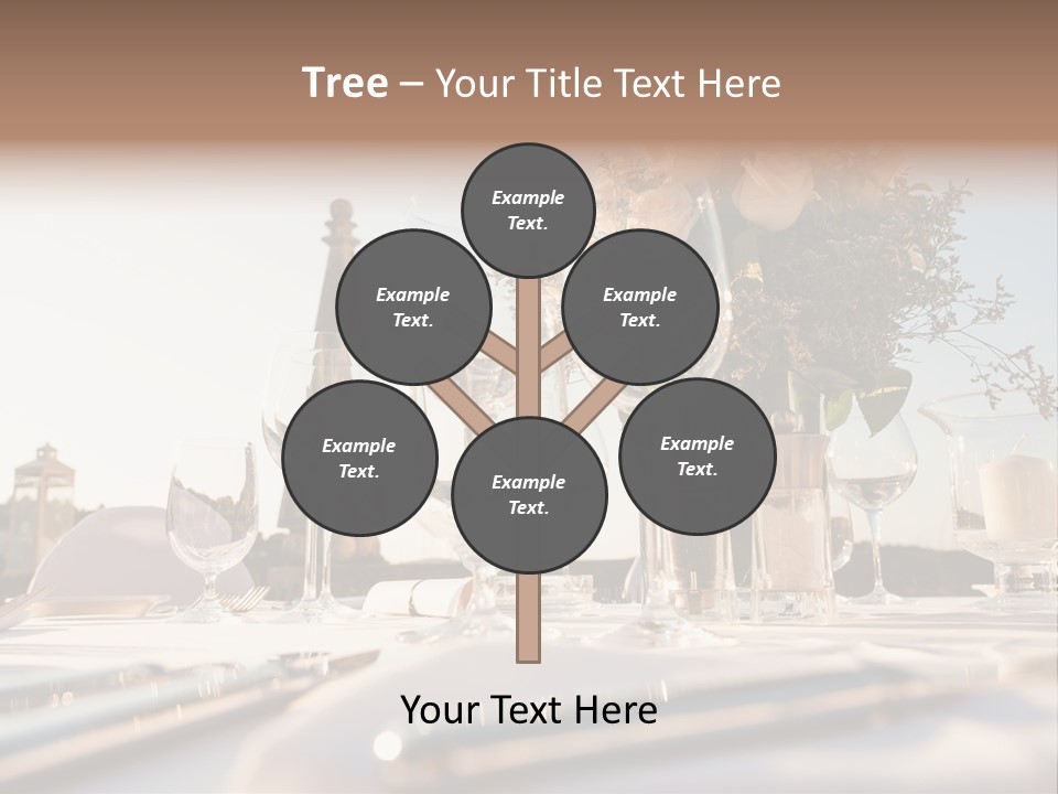 Party Luxury Arrangement PowerPoint Template