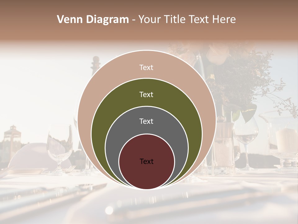 Party Luxury Arrangement PowerPoint Template