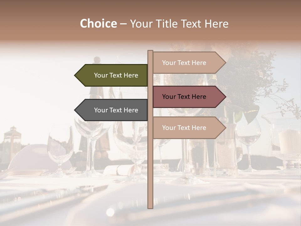 Party Luxury Arrangement PowerPoint Template